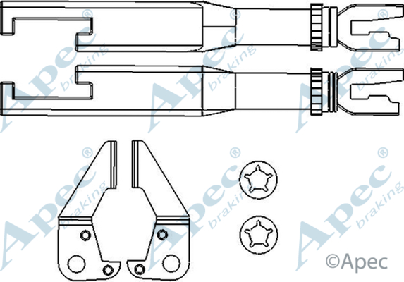 制动系统杆式调节器(后桥) APEC braking ADB3023