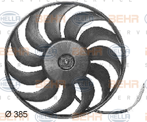 HELLA 9ML 351 303-301 Resistenza ventola abitacolo