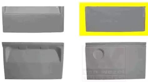 5874150 VAN WEZEL Portellone posteriore per VW